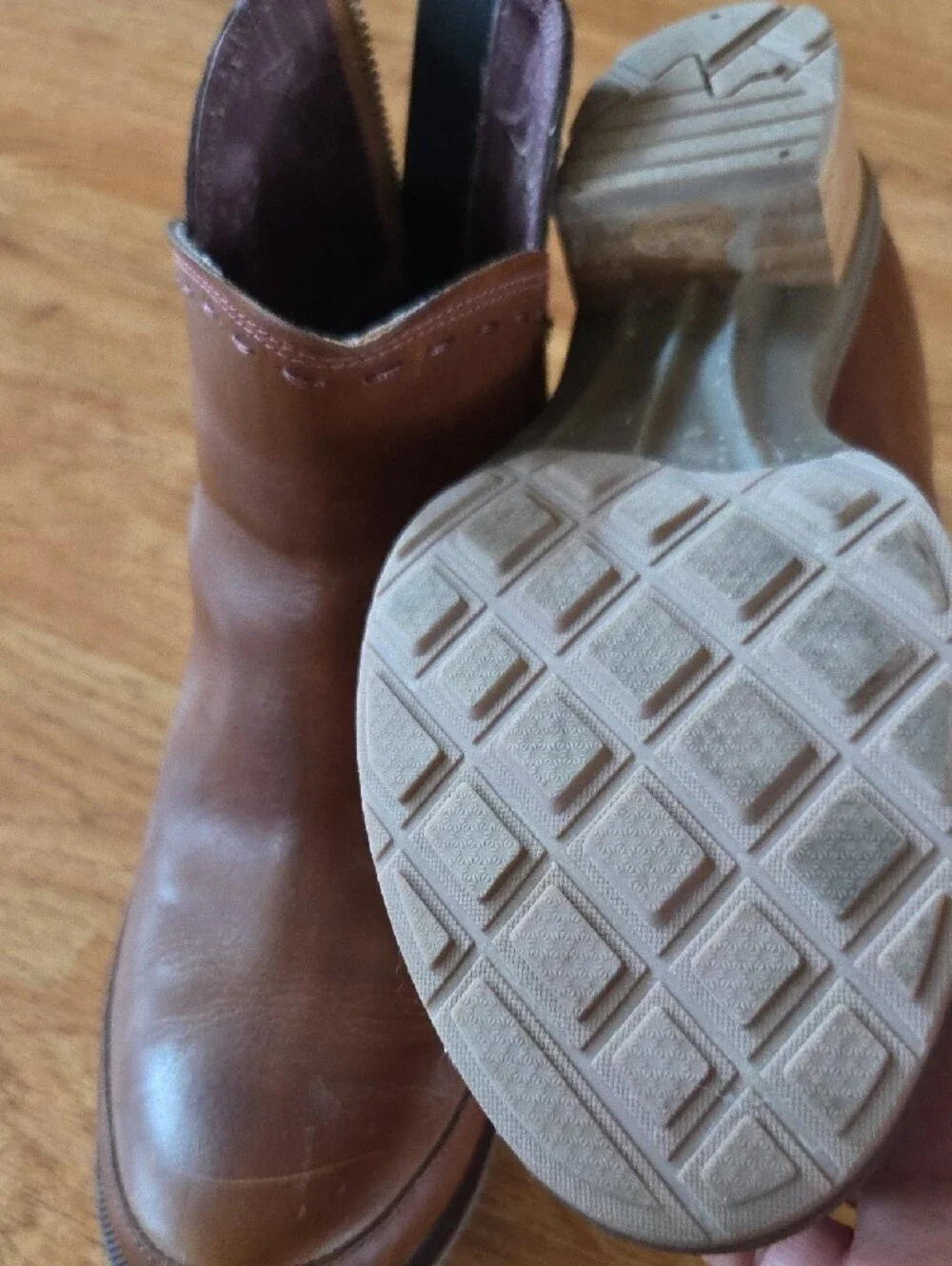 Chaco Women's Brown Leather Ankle Booties Sz 7.5